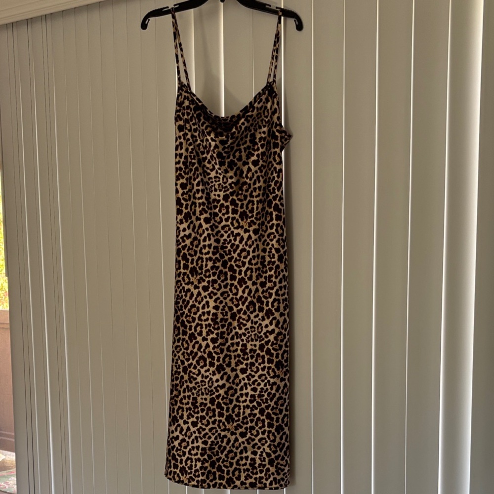 Bebe Animal Print Dress